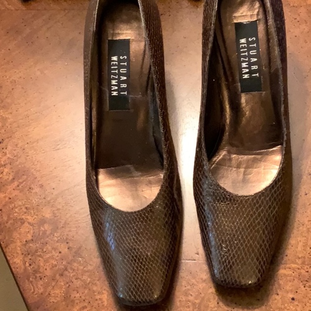 Stuart Weitzman Quartz Cobra Shoes